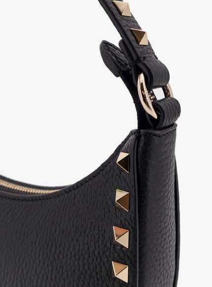 Valentino Garavani Valentino Garavani Rockstud Leather Mini Hobo Bag