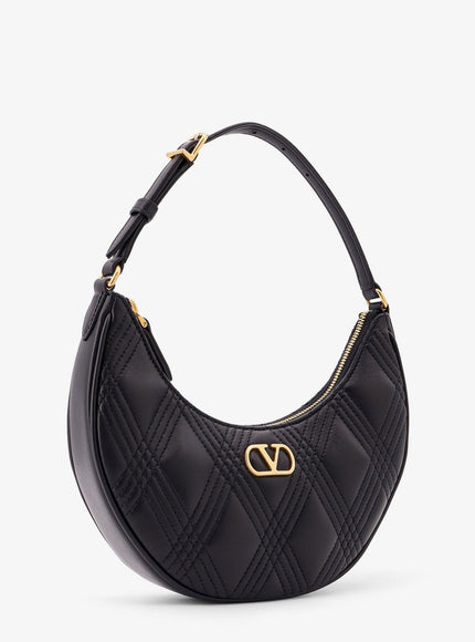 Valentino Garavani Quiltie 67 Leather Shoulder Bag With Vlogo