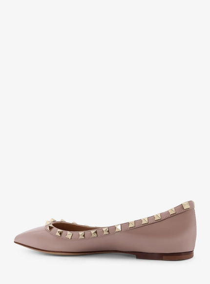Valentino Garavani Rockstud Patent Leather Ballerinas