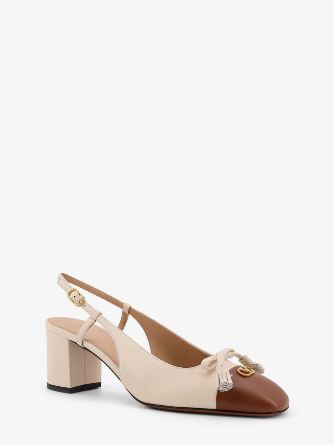 Valentino Garavani Valet Du Roi Leather Slingback Décolleté