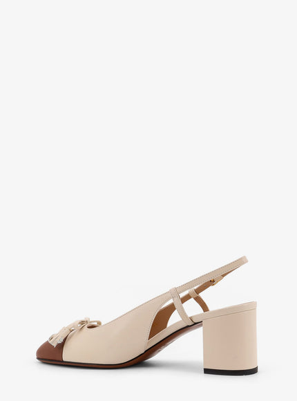 Valentino Garavani Valet Du Roi Leather Slingback Décolleté