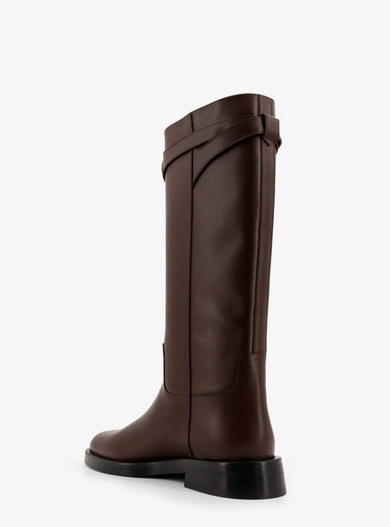 Valentino Garavani Vlogo Signature Leather Boots