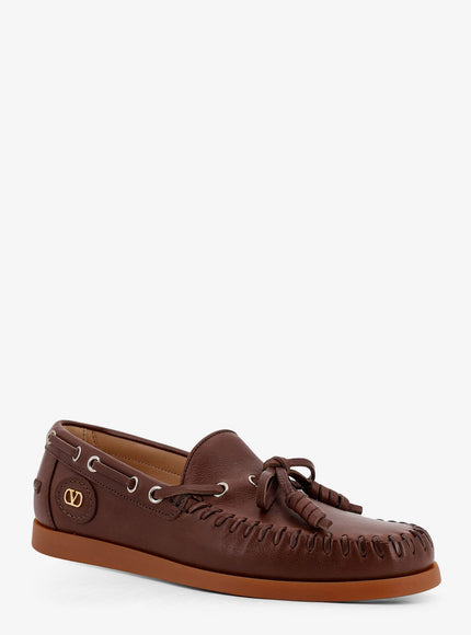 Valentino Garavani Palm Avenue Leather Loafers
