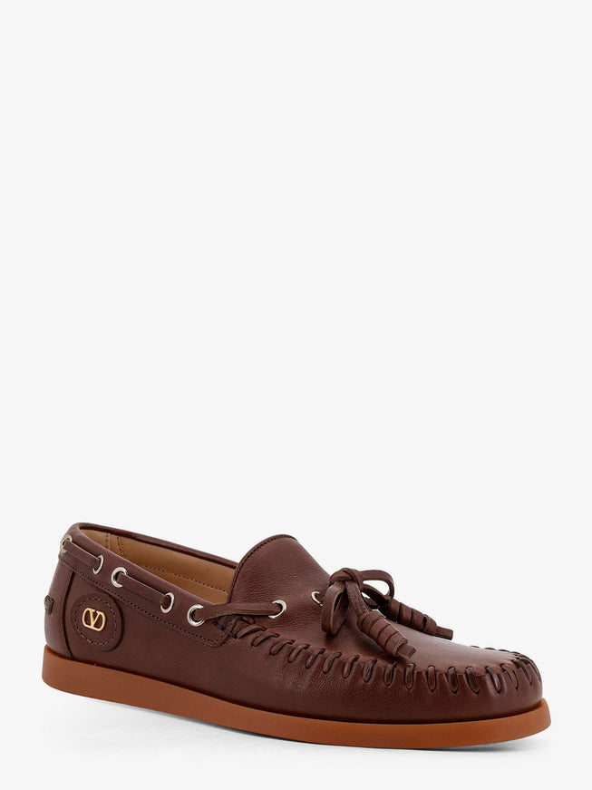 Valentino Garavani Palm Avenue Leather Loafers