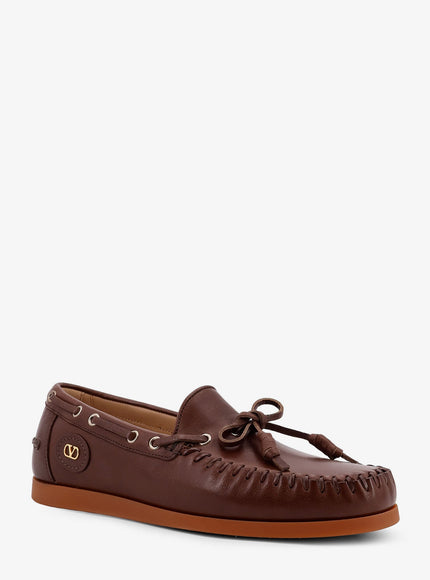 Valentino Garavani Palm Avenue Leather Loafers
