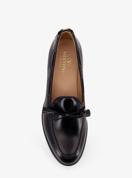 Valentino Garavani Bowshire Leather Loafers