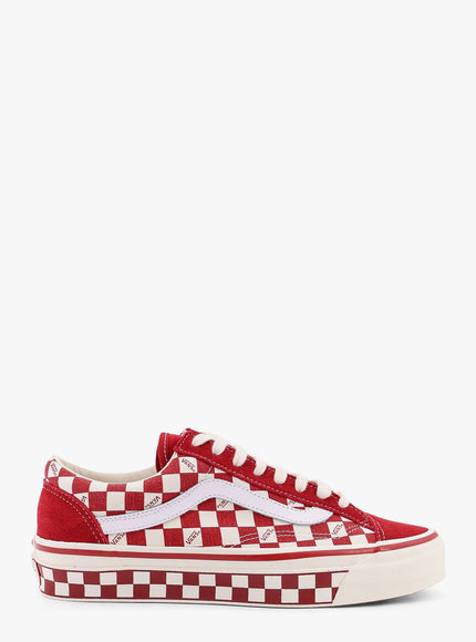 Vans Lx Old Skool 36 Low-Top Canvas Sneakers With Suede Inserts Rosso