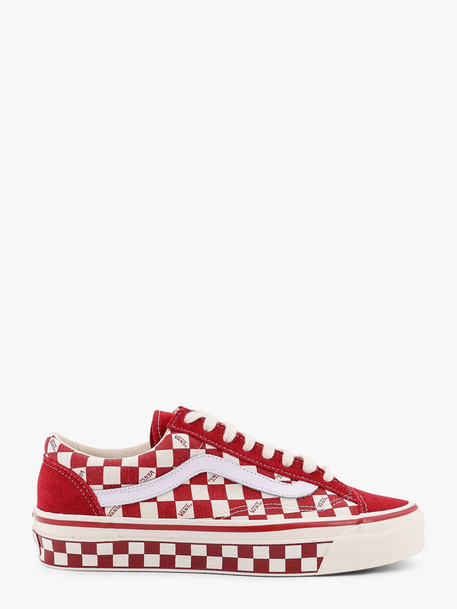 Vans Lx Old Skool 36 Low-Top Canvas Sneakers With Suede Inserts Rosso
