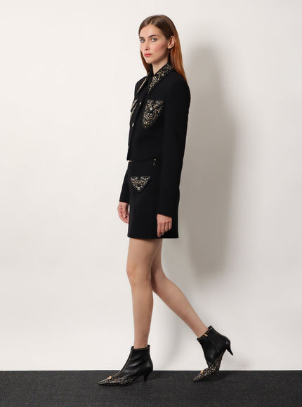 Versace Informal Light Weight Wool Crepe Blazer