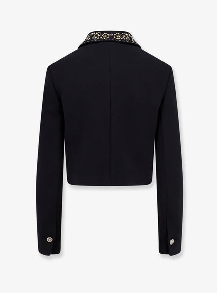 Versace Informal Light Weight Wool Crepe Blazer