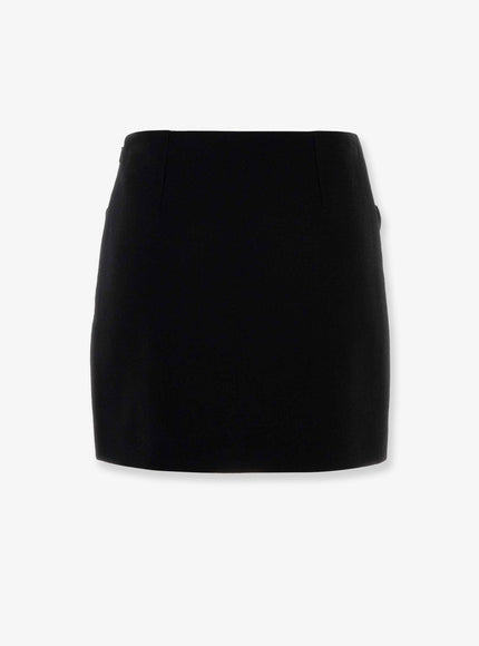 Versace Virgin Wool Mini Skirt