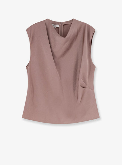 Vince. Satin Top Beige