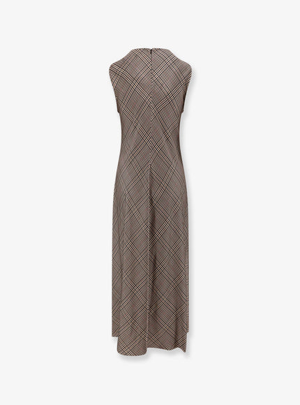 Vince. Tartan Long Dress