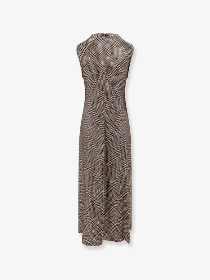 Vince. Tartan Long Dress