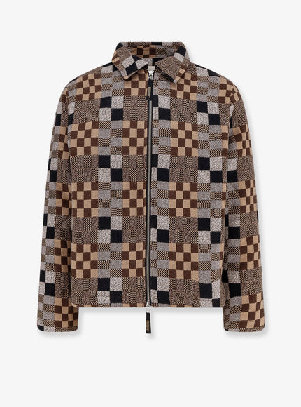 Woodbird Wbbuck Patch Jacket Brown Check