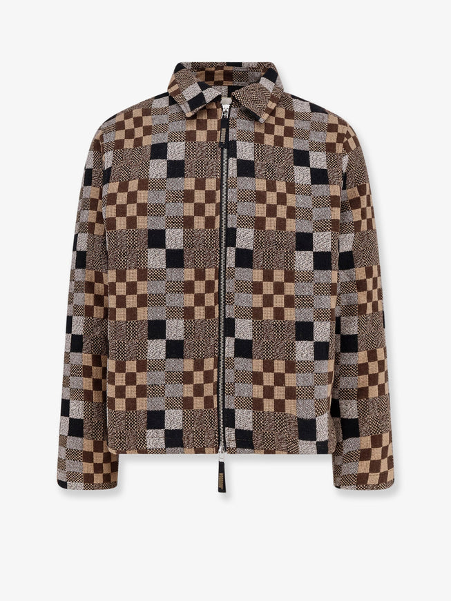 Woodbird Wbbuck Patch Jacket Brown Check