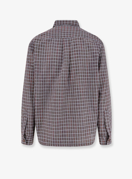 Woodbird Wbbuzo Chuck Cotton Blend Shirt With Check Print
