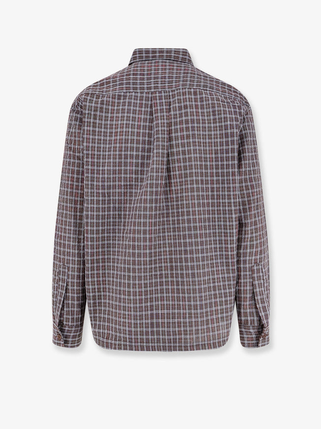 Woodbird Wbbuzo Chuck Cotton Blend Shirt With Check Print