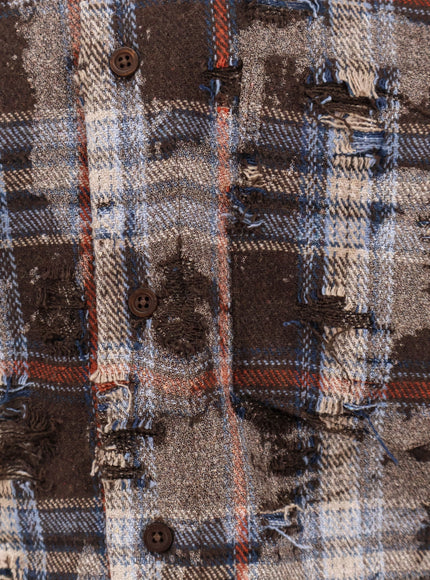 Woodbird Wbjong Ripped Shirt With Destroyed Effect