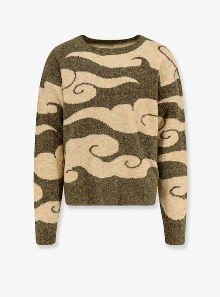 Woodbird Wbkurt Cloud Sweater Dark Green