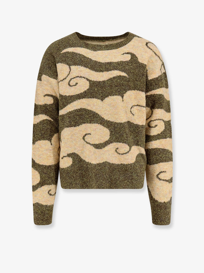 Woodbird Wbkurt Cloud Sweater Dark Green