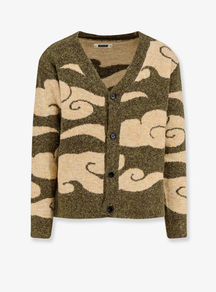 Woodbird Wbkoon Cloud Cardigan Dark Green