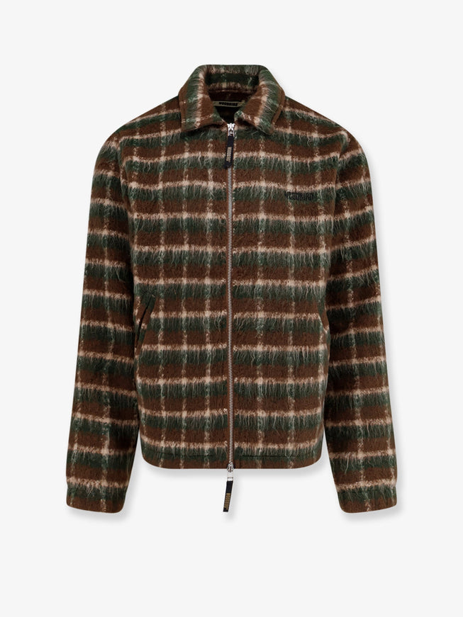 Woodbird Wbyouth Fuzzy Jacket Dark Green