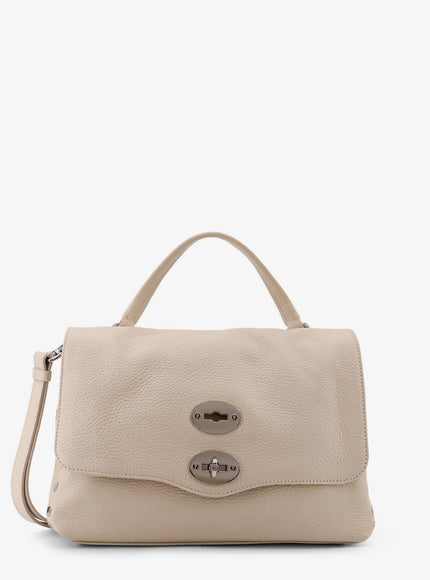 Zanellato Postina S Leather Crossbody Bag Uni Beige
