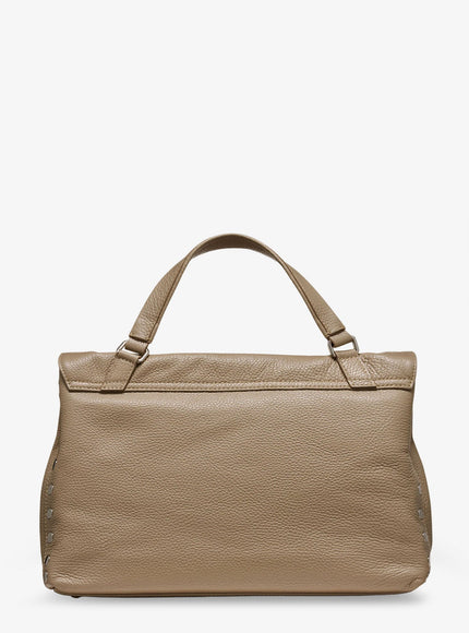 Zanellato Postina M Leather Crossbody Bag With Double Shoulder Strap