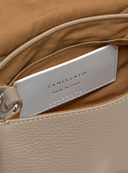 Zanellato Postina M Leather Crossbody Bag With Double Shoulder Strap
