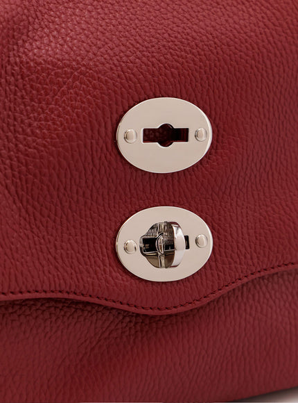 Zanellato Postina M Leather Crossbody Bag With Double Shoulder Strap