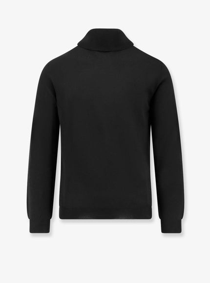 Zanone Virgin Wool Turtleneck Nero