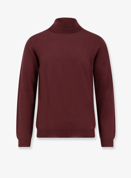 Zanone Virgin Wool Turtleneck Vino