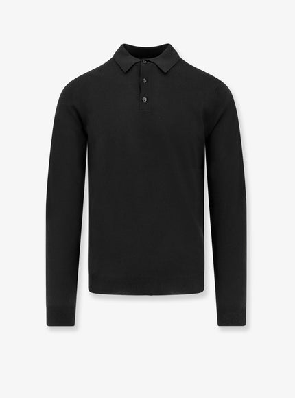 Zanone Flexwool Polo Shirt Nero