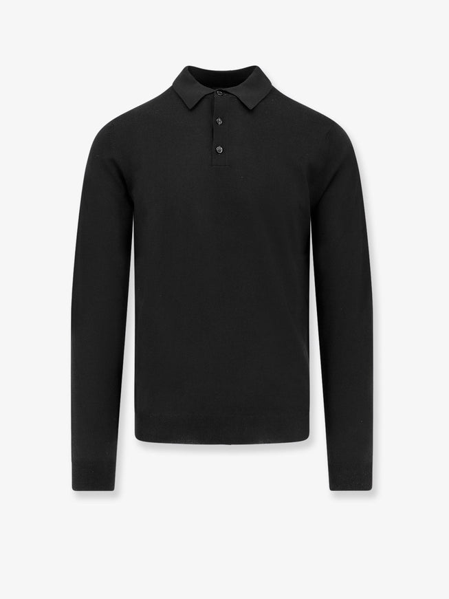 Zanone Flexwool Polo Shirt Nero