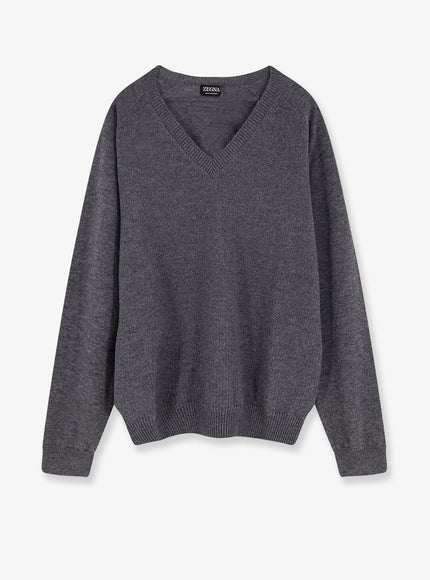 Zegna Cashmere Sweater Grigio