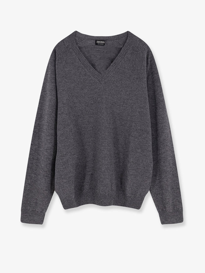 Zegna Cashmere Sweater Grigio