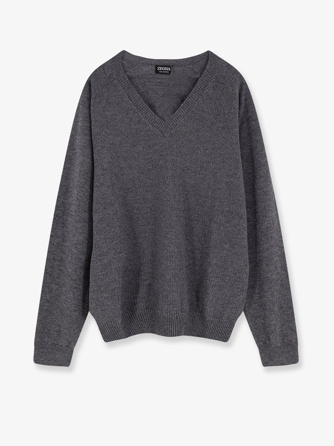 Zegna Cashmere Sweater Grigio
