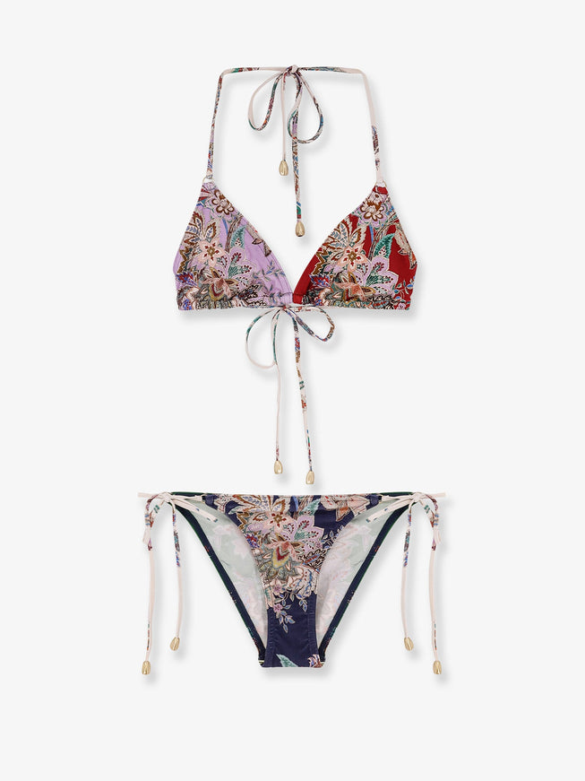 Zimmermann Rhiannon Nylon Bikini Spliced