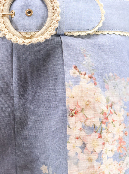 Zimmermann Cascadian Tuck Ramie Shorts