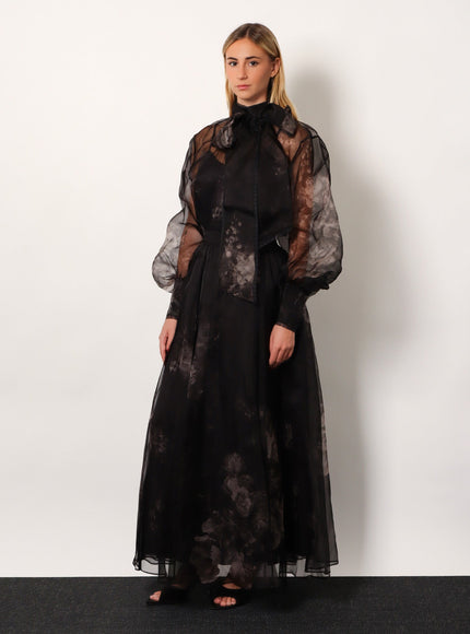 Zimmermann Hypnotic Pussybow Blouse Silk Shirt