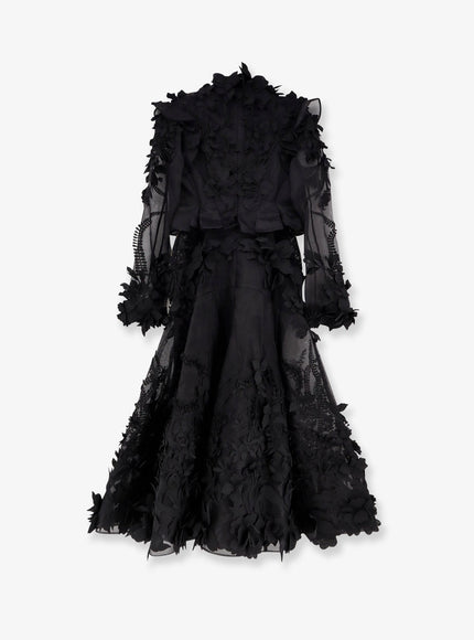 Zimmermann Hypnotic Applique Dress Long Dress