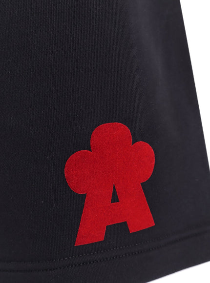 A Paper Kid Cotton Jogging Bermuda Shorts With Logo Detail