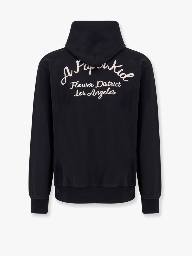 A Paper Kid Cotton Sweatshirt With Logo Embroidery On The Front