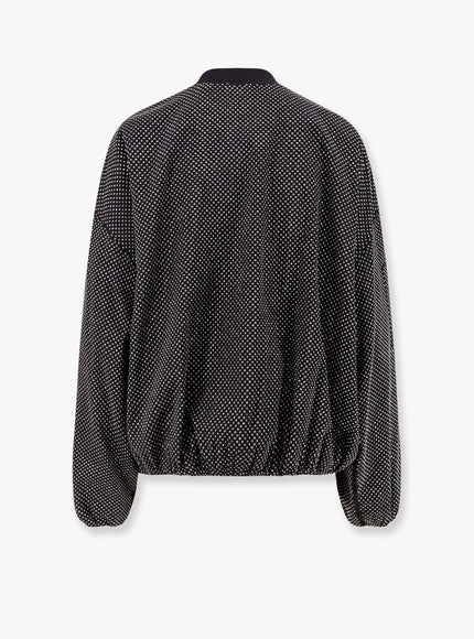 A Paper Kid Modal Jacket With All-Over Rhinestones