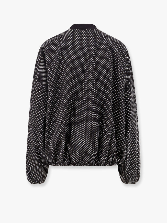 A Paper Kid Modal Jacket With All-Over Rhinestones