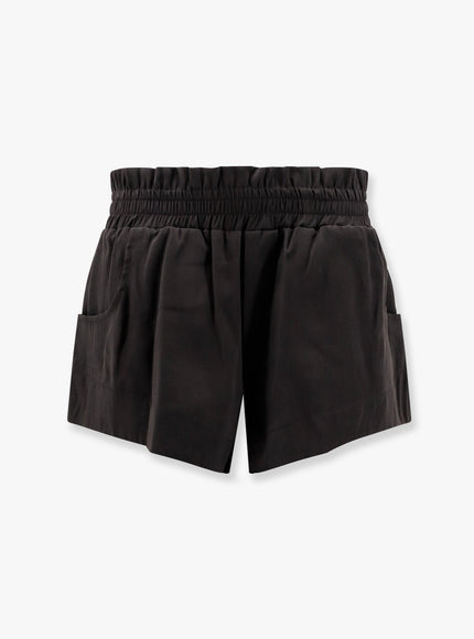 A Paper Kid Modal Shorts With Rhinestones Detail Nero