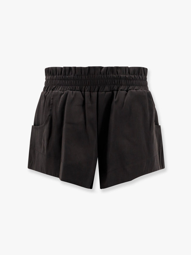 A Paper Kid Modal Shorts With Rhinestones Detail Nero