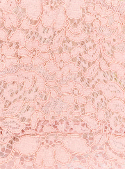 A Paper Kid Cropped Lace Top