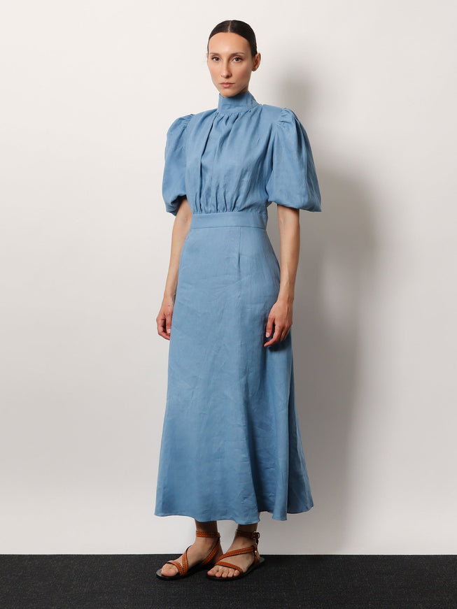 Actualee Linen Long Dress